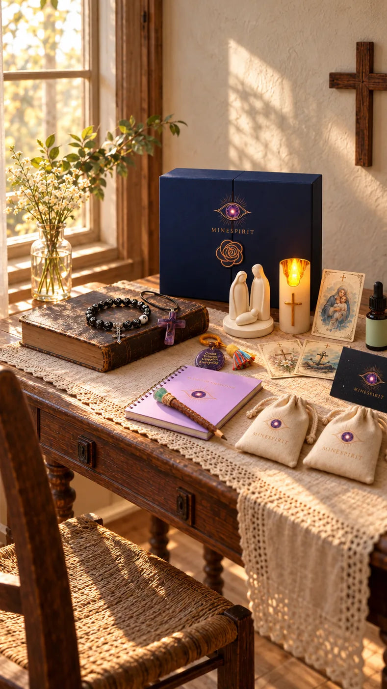 A prayer corner with the box