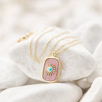 Crystal Sunflower Necklace