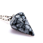 Hexagon Crystal Pendulum Necklace