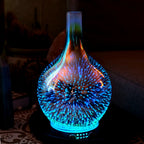 Oil Aroma Diffuser 3D Glass