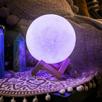 3D Moon Lamp With Moon Night Light
