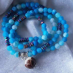 Relaxing Blue Onyx Stone Mala