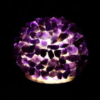 Natural Crystal Ball Lamp