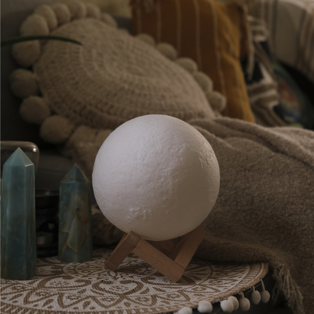 3D Moon Lamp With Moon Night Light