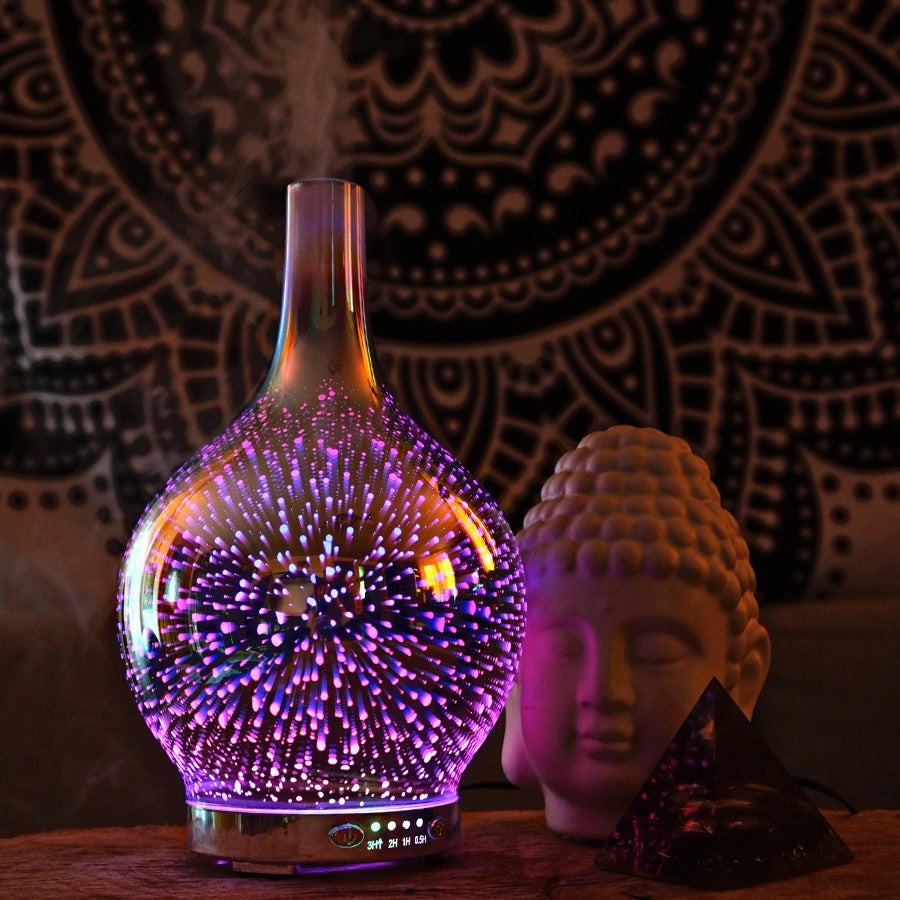 Oil Aroma Diffuser 3D Glass