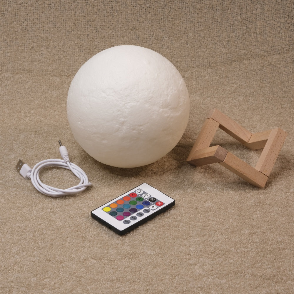 3D Moon Lamp With Moon Night Light