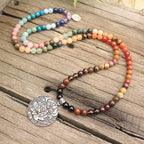 7 Chakra Gemstone Mala Bead