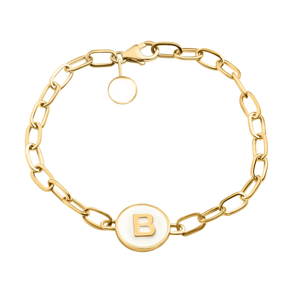 Letter Initial Paperclip Bracelet – An Elegant Twist on Personal Expression