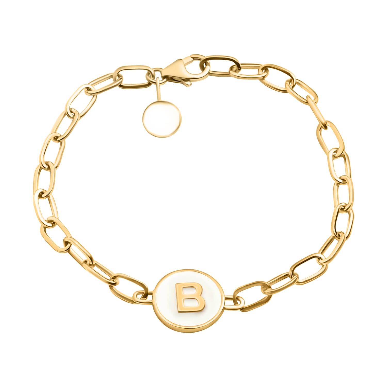 Letter Initial Paperclip Bracelet – An Elegant Twist on Personal Expression