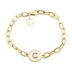 Letter Initial Paperclip Bracelet – An Elegant Twist on Personal Expression