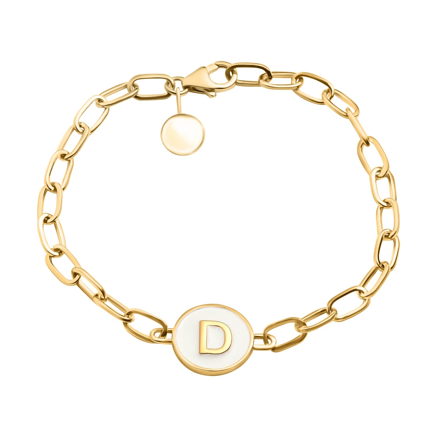 Letter Initial Paperclip Bracelet – An Elegant Twist on Personal Expression