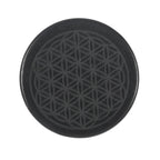 Shungite Engraved Round Cellphone Tile