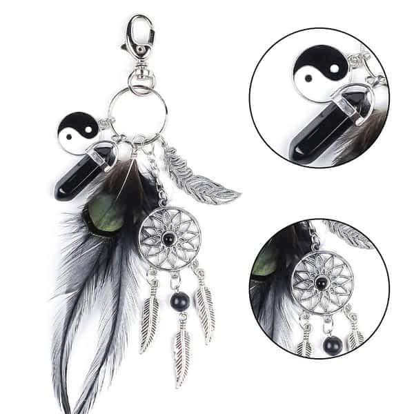 Bohemian Dreamcatcher Keychain