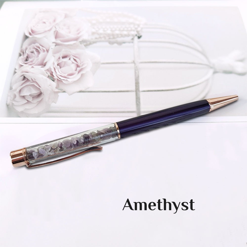 Manifestation Crystal Energy Pen
