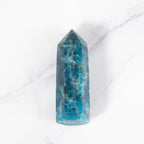 Blue Apatite Crystal Point