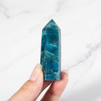 Blue Apatite Crystal Point