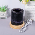 Rainbow Fluorite Crystal Light Lamp