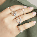 Lunar & Stars Bliss Ring Set