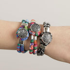 Boho Flower Charm Bracelet