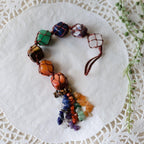 7 Chakra Natural Gemstone Tassel