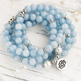 108 Amazonite Mala Beads