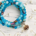 Relaxing Blue Onyx Stone Mala