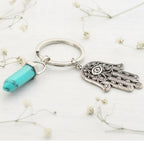 Inspiring Hamsa Hand Keychain