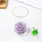 Natural Gemstone Glass Water Cup