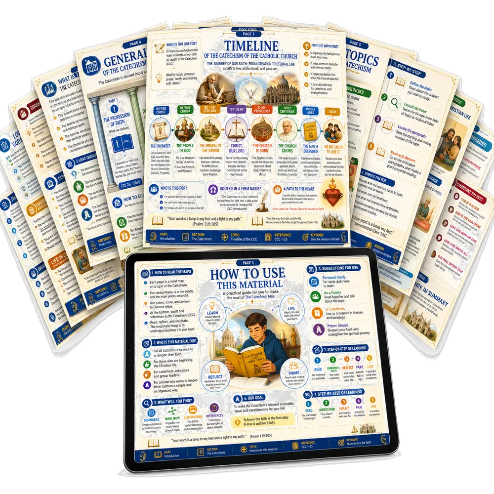 The Catechism Map, 69 visual maps