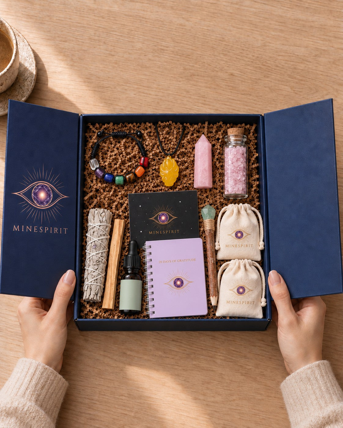 Box 3, Giving Receiving & Joy, opened in two hands