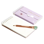 Journal and pen for three lines a night