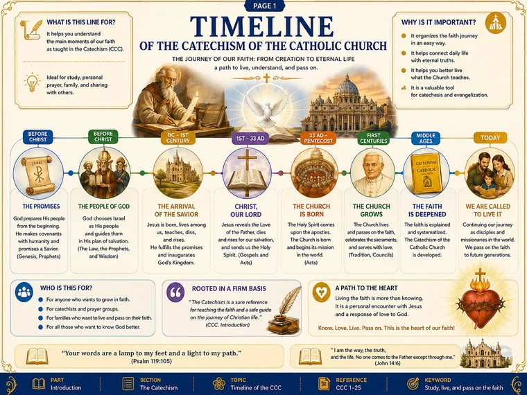 The Creed: a page from The Catechism Map