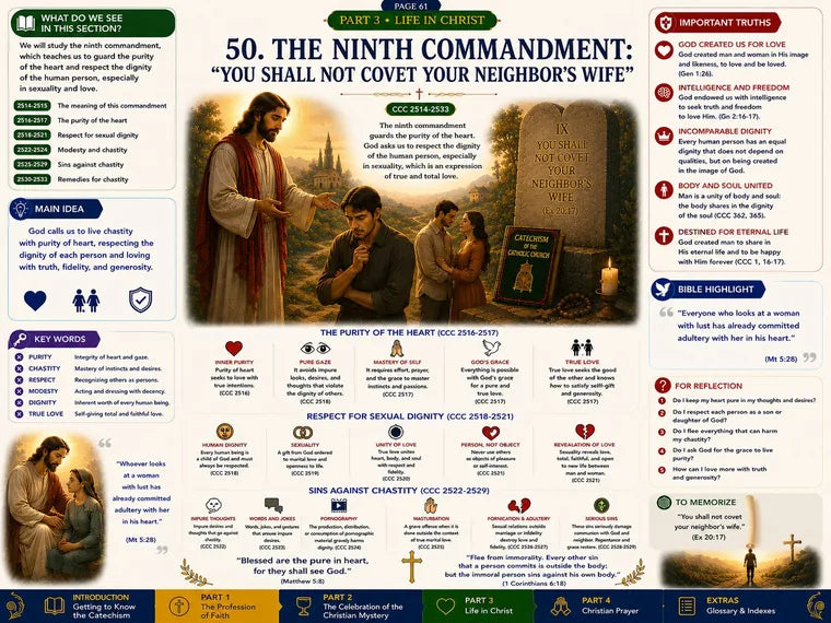 Life in Christ: a page from The Catechism Map