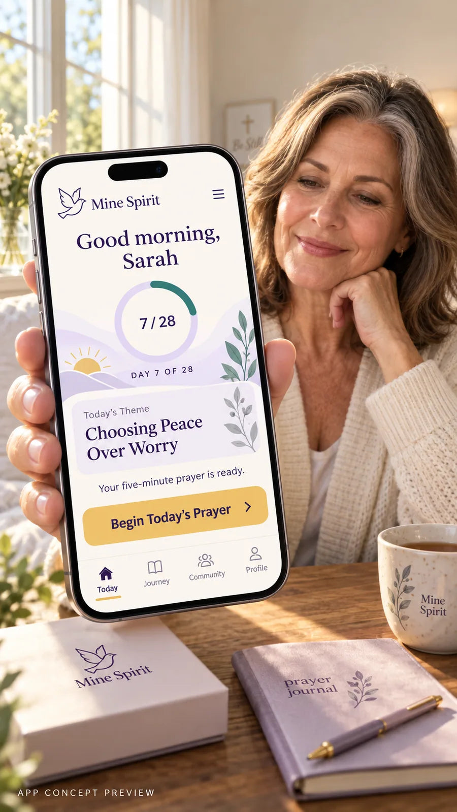 Daily Prayer Companion mock-up 1