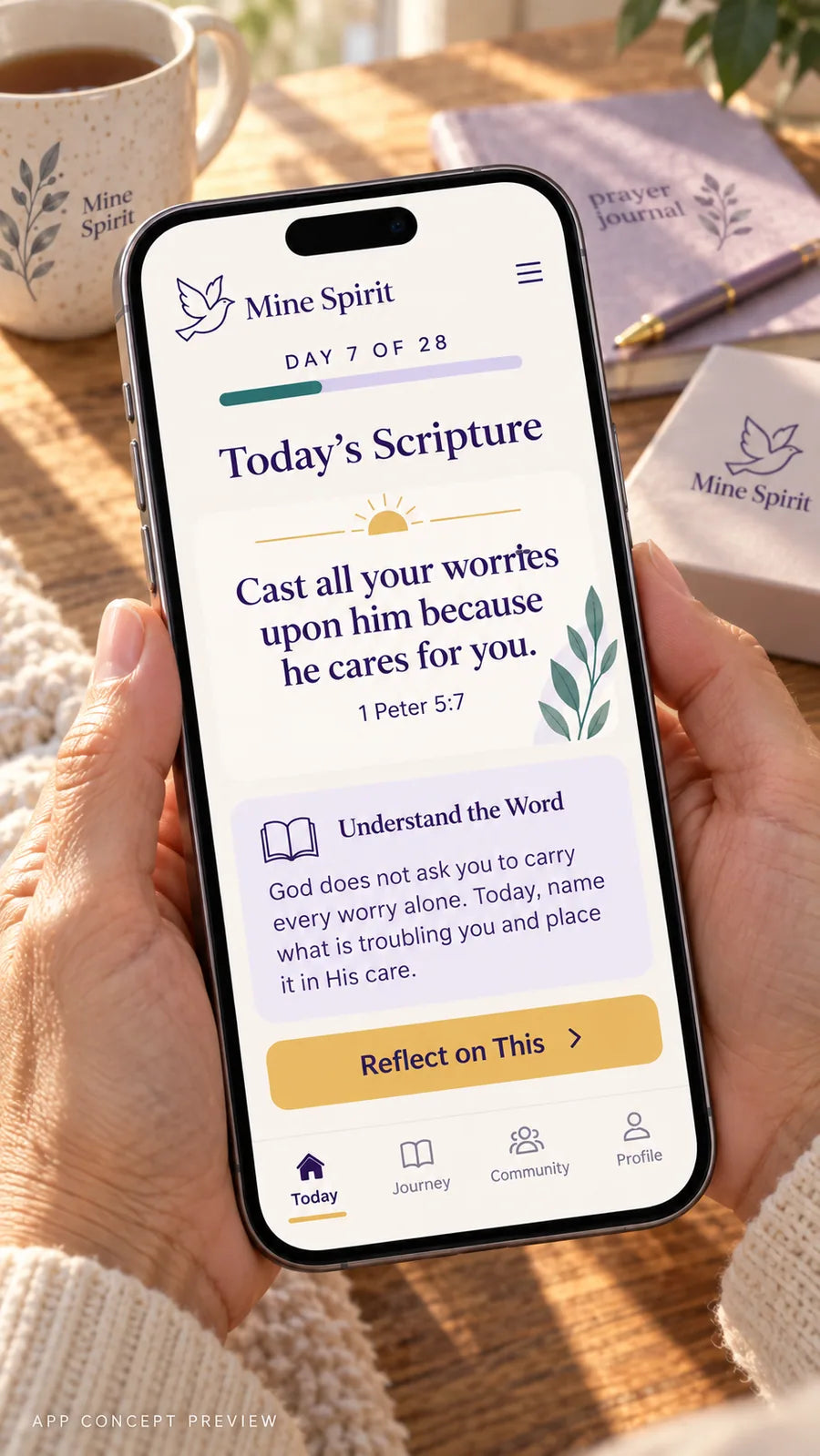 Daily Prayer Companion mock-up 2