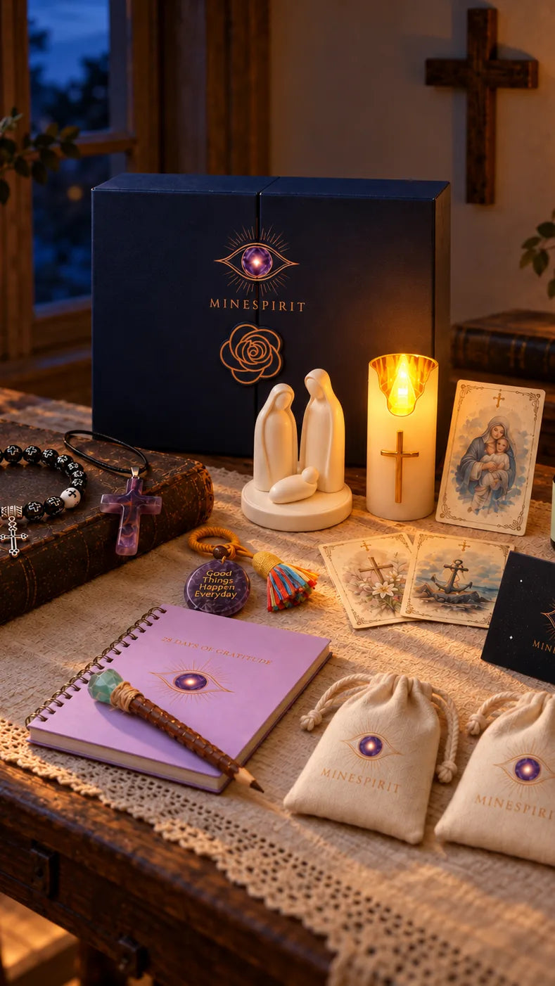 A prayer corner with the box